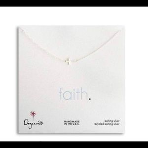 Dogeared Faith Sterling Silver Necklace